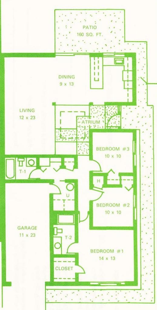Carter Sparks Plan 303 — Three Bedrooms