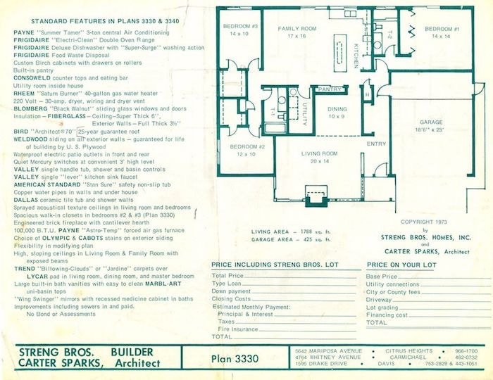 Carter Sparks Plan 3330 — Three Bedrooms