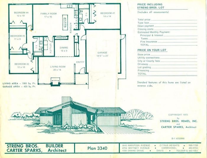 Carter Sparks Plan 3340 — Four Bedrooms