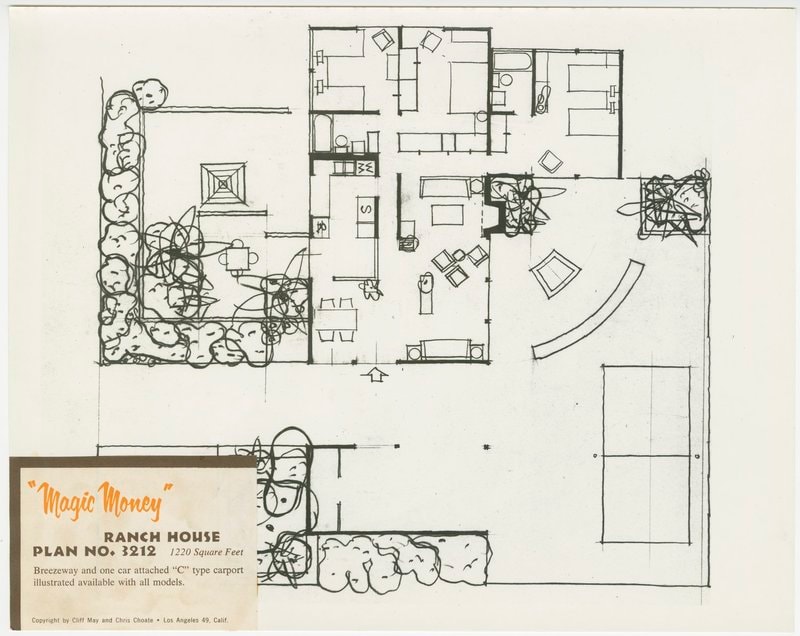 Cliff May Magic Money — Plan No. 3212