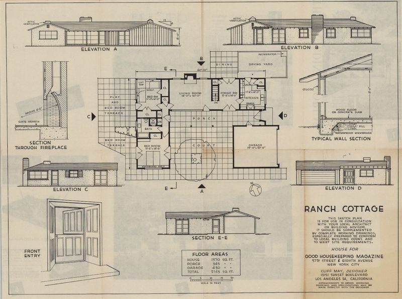 Cliff May Ranch Cottage — Good Housekeeping