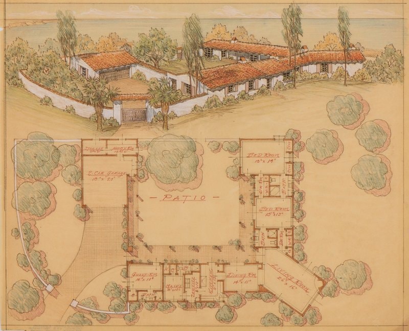 Cliff May Trenchard House — La Jolla