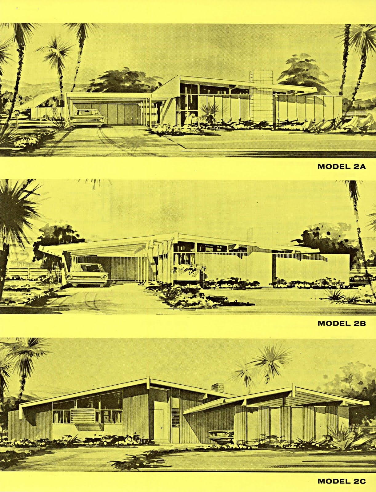 Palmer & Krisel Model 2 — Elevations