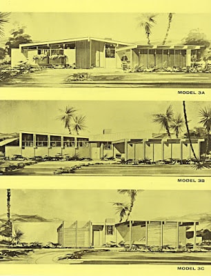 Palmer & Krisel Model 3 — Elevations