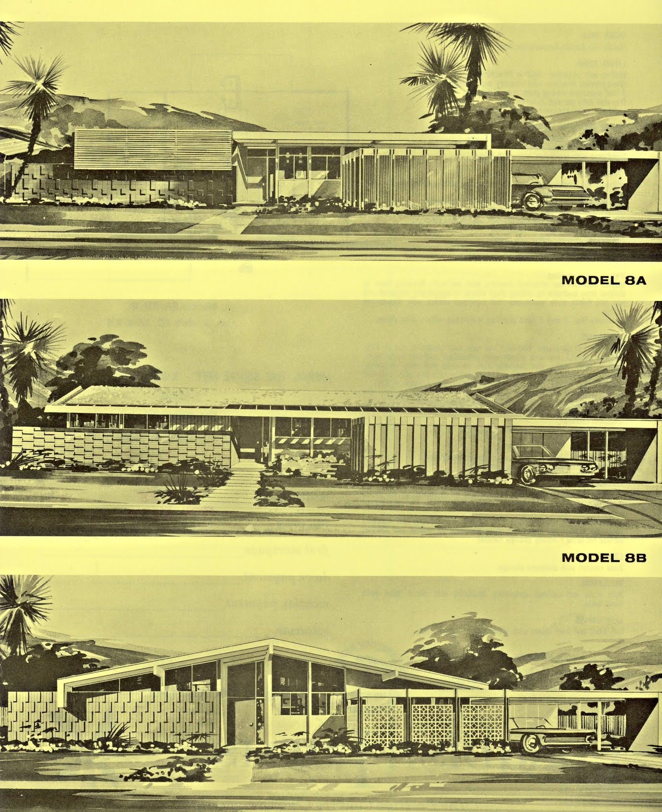 Palmer & Krisel Model 8 — Elevations